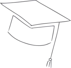 Minimalist black graduation cap with tassel – symbol of certified success and completion at GS Trainings Pakistan.