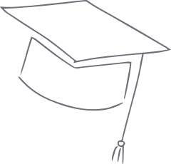 Minimalist black graduation cap with tassel – symbol of certified success and completion at GS Trainings Pakistan.